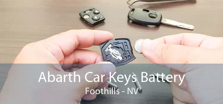 Abarth Car Keys Battery Foothills - NV