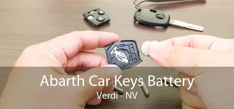 Abarth Car Keys Battery Verdi - NV