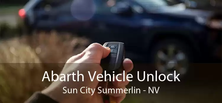 Abarth Vehicle Unlock Sun City Summerlin - NV