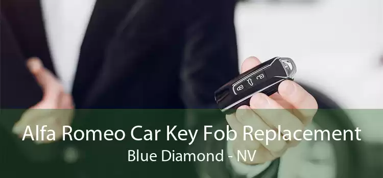 Alfa Romeo Car Key Fob Replacement Blue Diamond - NV