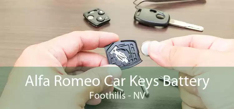 Alfa Romeo Car Keys Battery Foothills - NV
