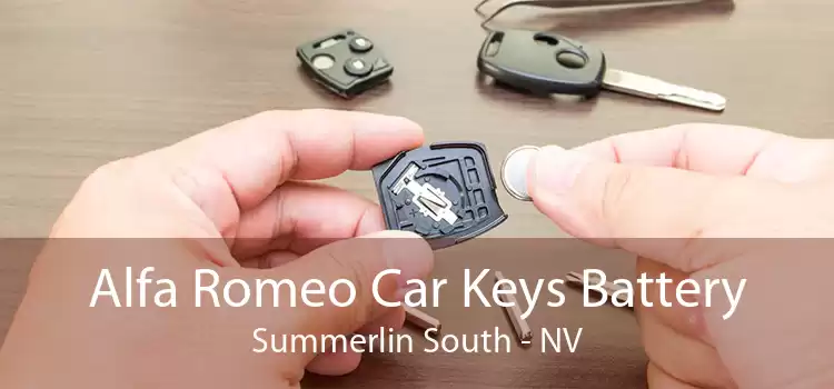 Alfa Romeo Car Keys Battery Summerlin South - NV