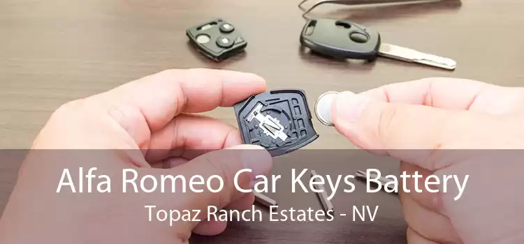 Alfa Romeo Car Keys Battery Topaz Ranch Estates - NV