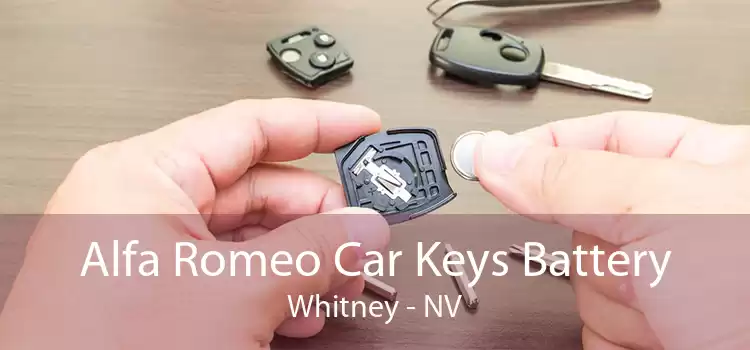 Alfa Romeo Car Keys Battery Whitney - NV