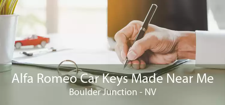 Alfa Romeo Car Keys Made Near Me Boulder Junction - NV