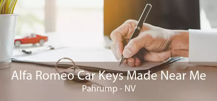Alfa Romeo Car Keys Made Near Me Pahrump - NV