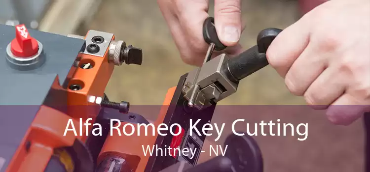 Alfa Romeo Key Cutting Whitney - NV