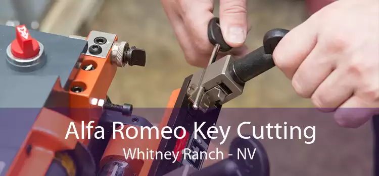 Alfa Romeo Key Cutting Whitney Ranch - NV
