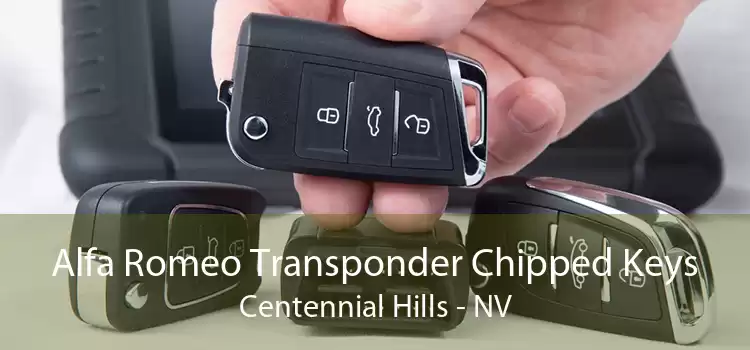 Alfa Romeo Transponder Chipped Keys Centennial Hills - NV