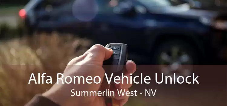 Alfa Romeo Vehicle Unlock Summerlin West - NV