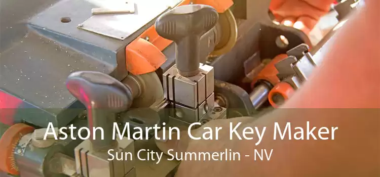 Aston Martin Car Key Maker Sun City Summerlin - NV