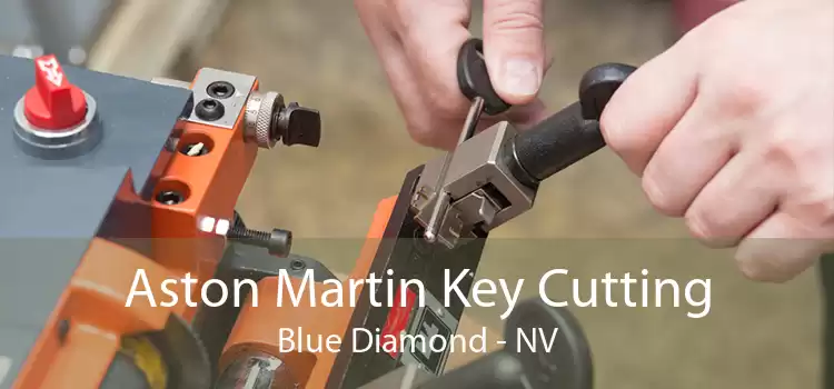 Aston Martin Key Cutting Blue Diamond - NV