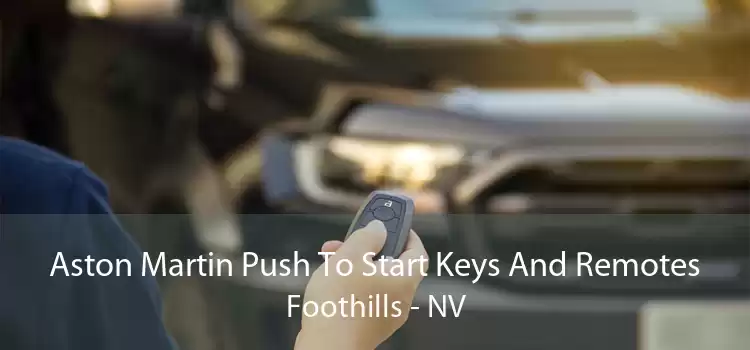 Aston Martin Push To Start Keys And Remotes Foothills - NV