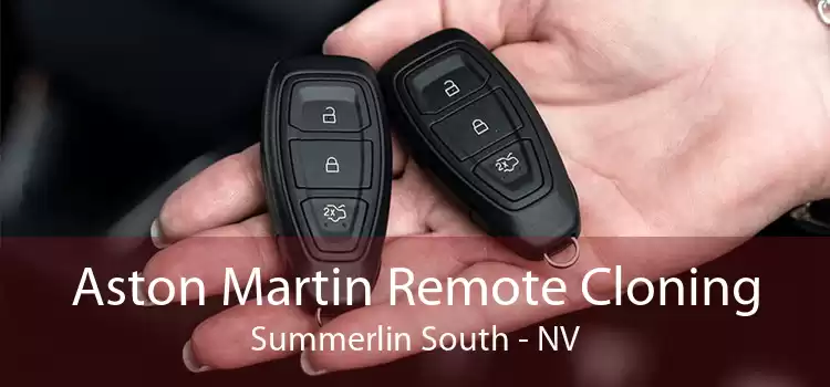 Aston Martin Remote Cloning Summerlin South - NV