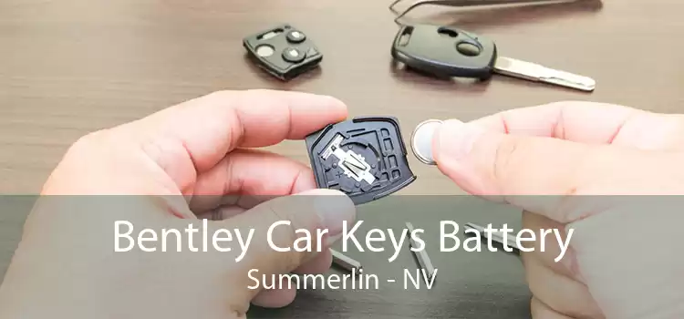 Bentley Car Keys Battery Summerlin - NV