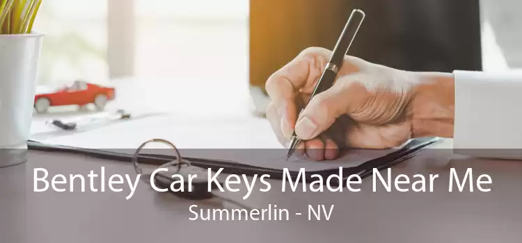Bentley Car Keys Made Near Me Summerlin - NV