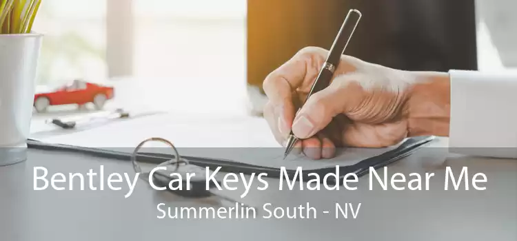 Bentley Car Keys Made Near Me Summerlin South - NV