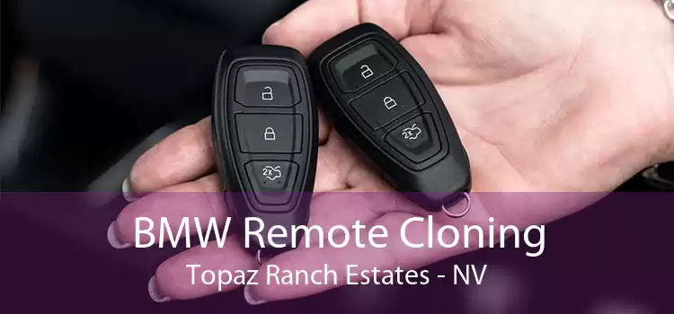 BMW Remote Cloning Topaz Ranch Estates - NV