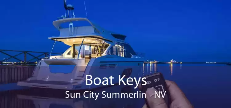 Boat Keys Sun City Summerlin - NV