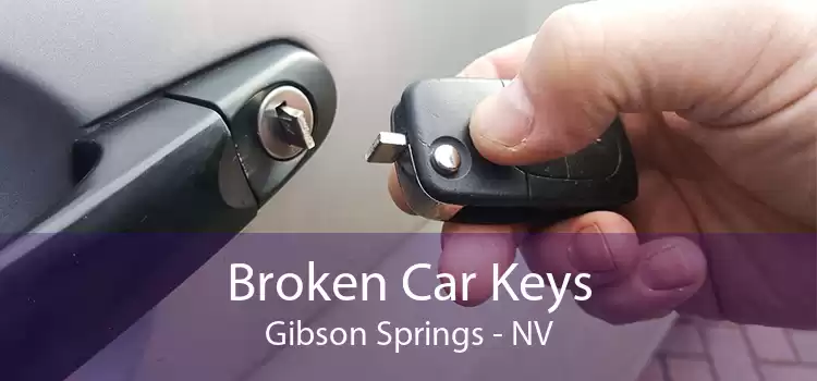 Broken Car Keys Gibson Springs - NV