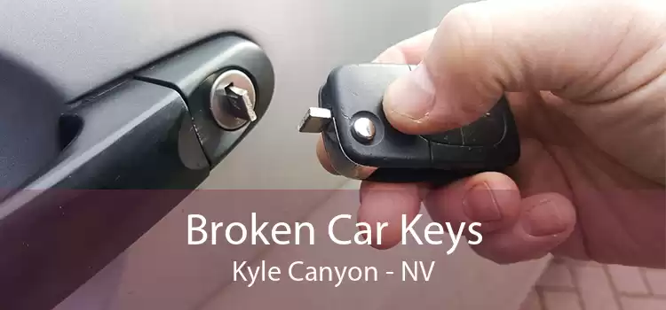 Broken Car Keys Kyle Canyon - NV