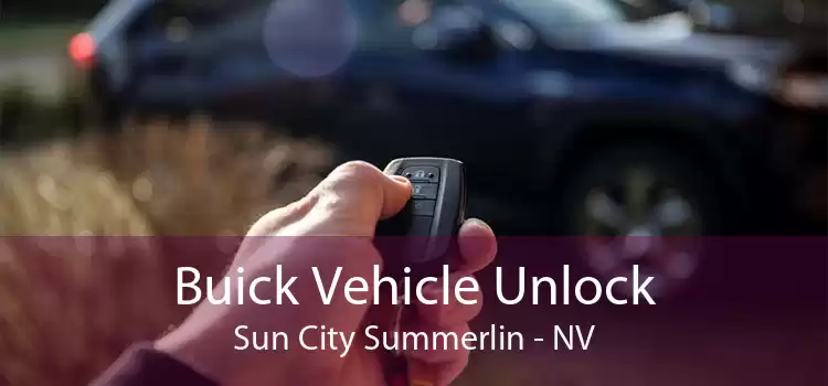 Buick Vehicle Unlock Sun City Summerlin - NV