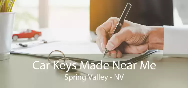 Car Keys Made Near Me Spring Valley - NV