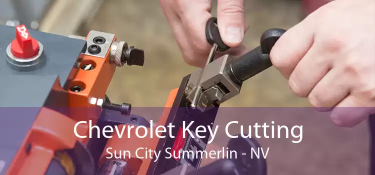 Chevrolet Key Cutting Sun City Summerlin - NV