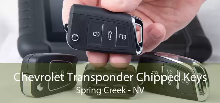 Chevrolet Transponder Chipped Keys Spring Creek - NV