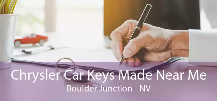 Chrysler Car Keys Made Near Me Boulder Junction - NV