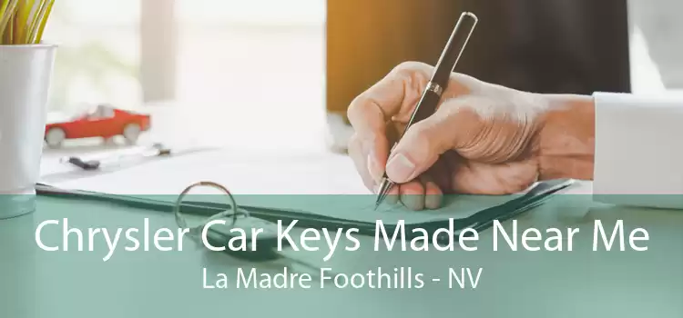 Chrysler Car Keys Made Near Me La Madre Foothills - NV