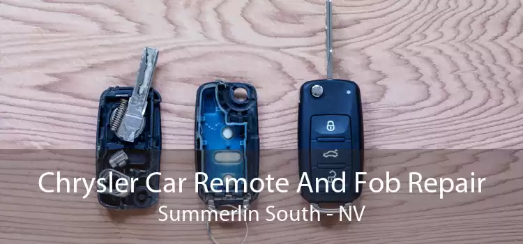 Chrysler Car Remote And Fob Repair Summerlin South - NV