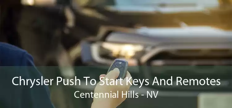 Chrysler Push To Start Keys And Remotes Centennial Hills - NV