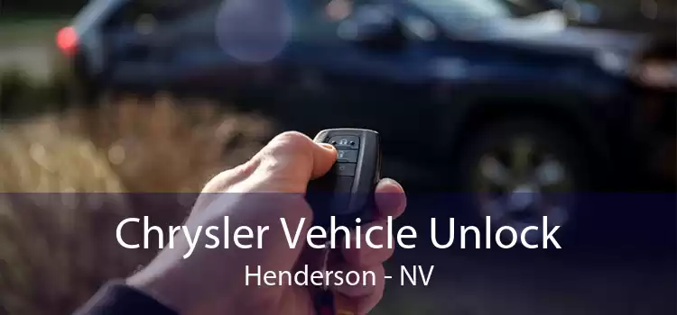 Chrysler Vehicle Unlock Henderson - NV
