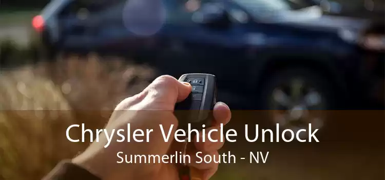 Chrysler Vehicle Unlock Summerlin South - NV