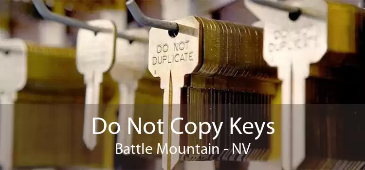 Do Not Copy Keys Battle Mountain - NV