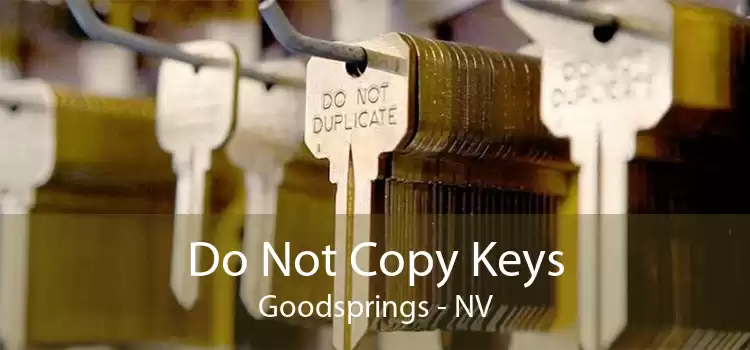 Do Not Copy Keys Goodsprings - NV