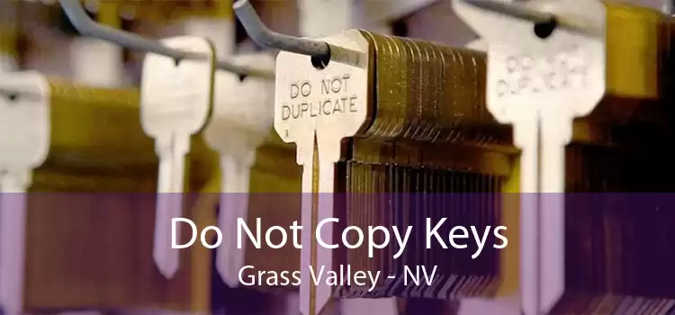 Do Not Copy Keys Grass Valley - NV