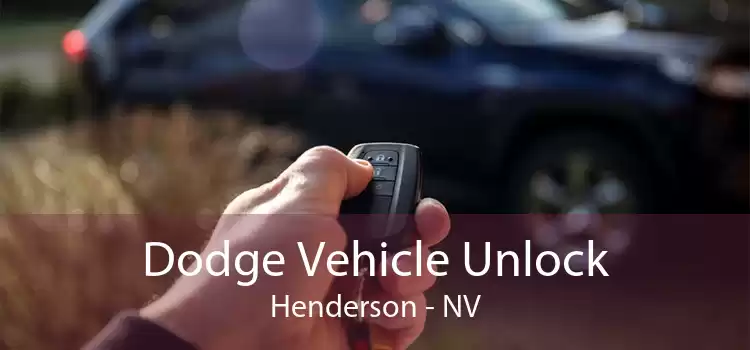 Dodge Vehicle Unlock Henderson - NV