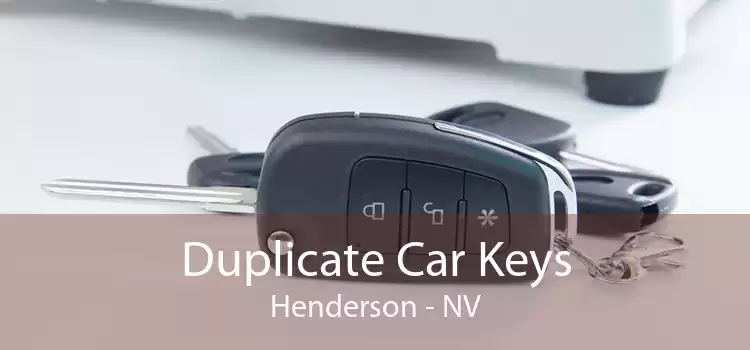 Duplicate Car Keys Henderson - NV