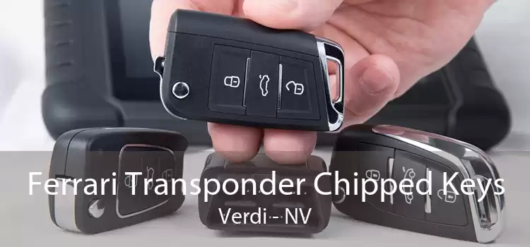 Ferrari Transponder Chipped Keys Verdi - NV