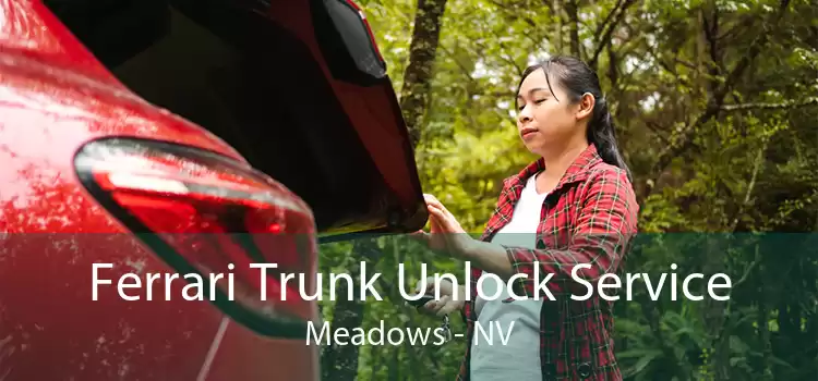 Ferrari Trunk Unlock Service Meadows - NV
