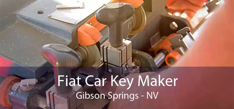 Fiat Car Key Maker Gibson Springs - NV