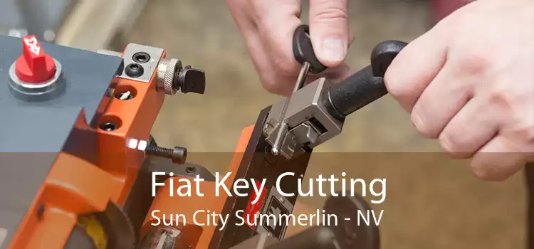 Fiat Key Cutting Sun City Summerlin - NV