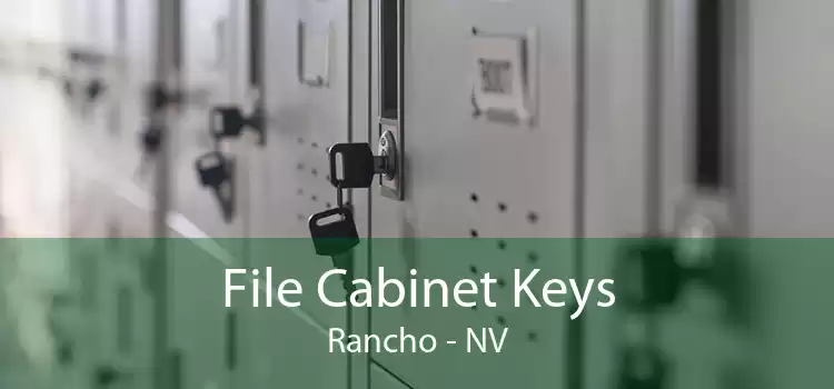 File Cabinet Keys Rancho - NV