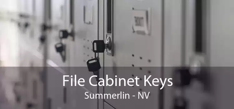 File Cabinet Keys Summerlin - NV