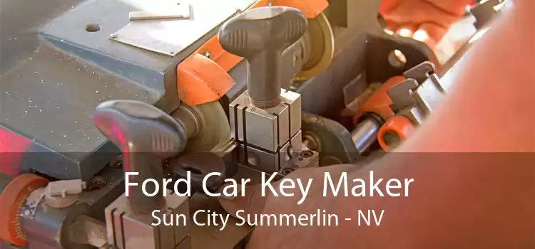 Ford Car Key Maker Sun City Summerlin - NV