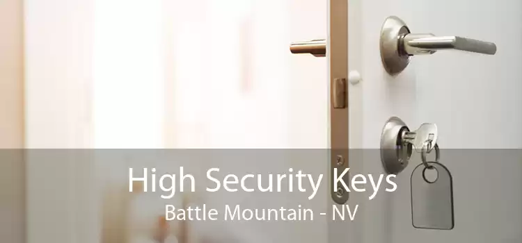 High Security Keys Battle Mountain - NV