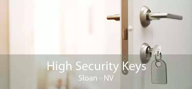 High Security Keys Sloan - NV