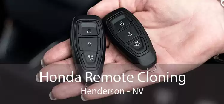 Honda Remote Cloning Henderson - NV